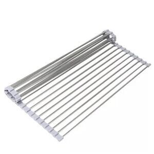 Over The Sink Roll-Up Dish Drying Rack 15 in X 17.7 in